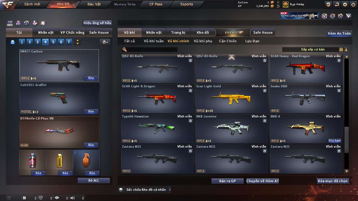 shop acc cf uy tin gia re